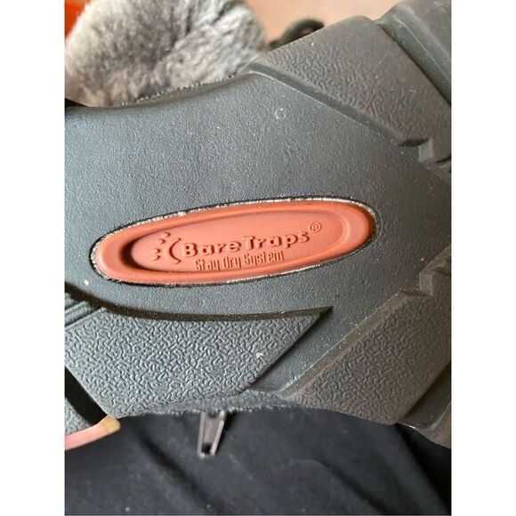 Bear traps fur-lined Lisa up gray suede winter boots size 8 - Picture 7 of 7